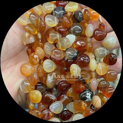 Carnelian Black Agate Gem Bead Natural Crystal Water Drop Shape Stone Loose Bead Strands Para Pulseiras