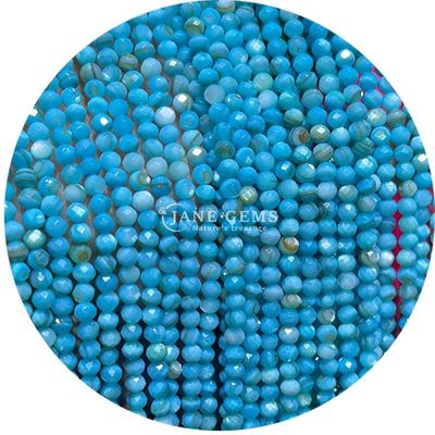 Venda a retalho Quartzo multicolor Pedras preciosas semipreciosas contas facetadas Acessórios Concha Perla Espaçador para fabricação de jóias