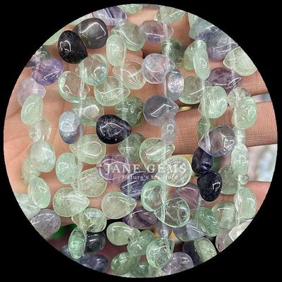 Ágata indiana Topaz Gem Bead Cristal natural de água gota forma pedra flanges de contas soltas para pulseiras