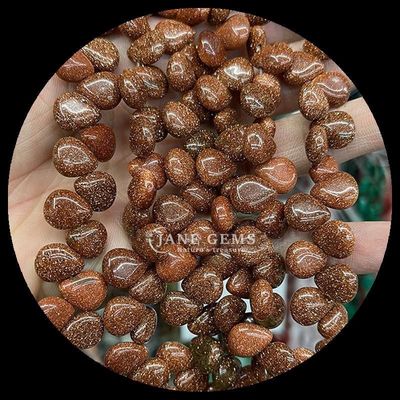 Ágata indiana Topaz Gem Bead Cristal natural de água gota forma pedra flanges de contas soltas para pulseiras