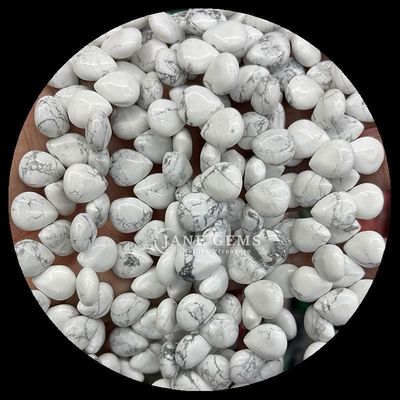 Howlite Crazy Agate Gem Bead Natural Crystal Water Drop Shape Stone Loose Bead Strands Para Pulseiras