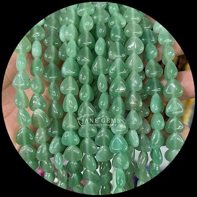 Rose Quartz Carnelian Gem Bead Natural Crystal Heart Shape Stone Loose Bead Strands Para Pulseiras