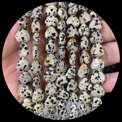 Aquamarinos Ametista Gem Bead Natural Cristal Forma de Coração Pedra Loose Bead Strands Para Pulseiras