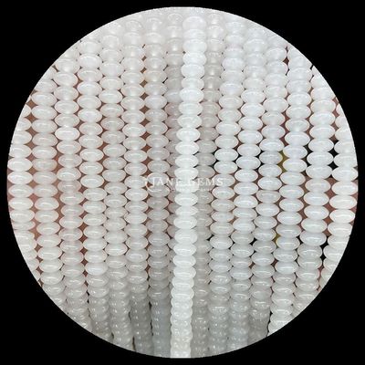 Limão Jade Amazonas Gem Bead Natural Cristal UFO Forma Pedra Loose Bead Filamentos Para Pulseiras