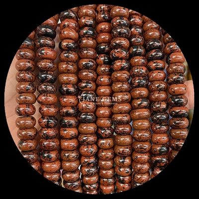 Limão Jade Amazonas Gem Bead Natural Cristal UFO Forma Pedra Loose Bead Filamentos Para Pulseiras
