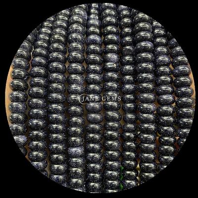 Lucky Jade Lava Stone Gem Bead Natural Crystal Abacus Shape Stone Loose Bead Strands Para Pulseiras