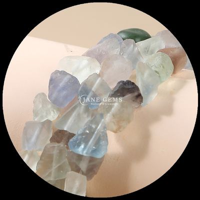 Fluorito Amazonite Gem Bead Natural Cristal Roa Pedra Grossa Loose Bead Filamentos Para Pulseiras