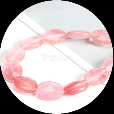 Caracterização de forma oval gem Bead Natural Crystal Opalite Blue Dot Stone Loose Bead Strands para pulseiras