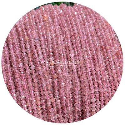 Perlas redondas lisas de cristal de quartzo natural polido para fabricação de jóias