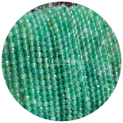 Perlas redondas lisas de cristal de quartzo natural polido para fabricação de jóias