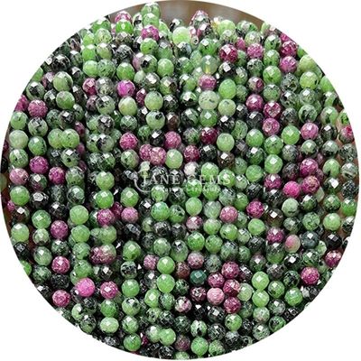 Perlas redondas lisas de cristal de quartzo natural polido para fabricação de jóias