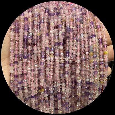 DIY Joalharia Fazer Facetadas Abacus Loose Bead Strands para energia curativa e festas