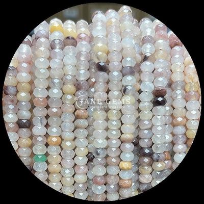 Fluorito Carneliana Natural Pedra Prémio Bolas Facetado Abaco Forma Loose Bolas para energia curativa e DIY Joias Ma