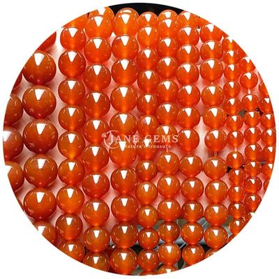 Ágatas naturais Pedra de pérolas liso redondo espaçador solto pérolas para jóias Fazer pulseiras DIY
