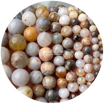 Natural Cura Cristal Pedra preciosa Bolas soltas Bolas de pedra lisa para fabricação de jóias