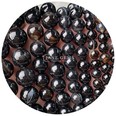 Perlas de pedra natural soltas Strand Genuino Pedra Real Ágata Cristal Perlas para fazer jóias DIY