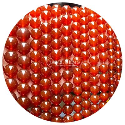 Genuína Real Ágata Bolas de Ágata Vermelha Filamento de Bolas de Ágata Vermelha Para Chave de Chave/Joias/Artesanato Fazendo Presente