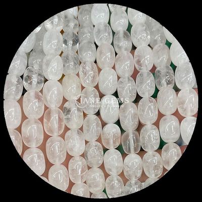 Rosa Quartz Quartz Luminoso Natural Pedra Preta Grelhas Pedra Preta Natural Barril forma de contas para presentes personalizados