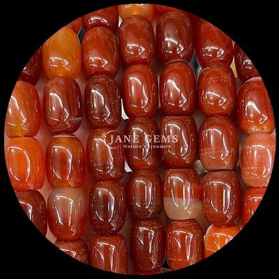 Rosa Quartz Quartz Luminoso Natural Pedra Preta Grelhas Pedra Preta Natural Barril forma de contas para presentes personalizados