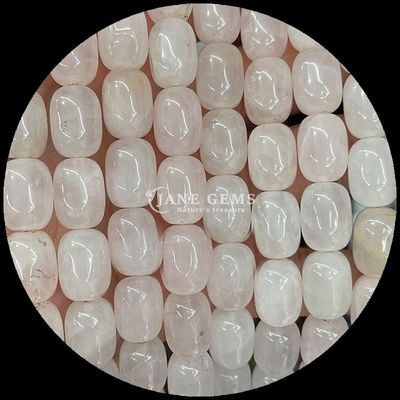 Rosa Quartz Quartz Luminoso Natural Pedra Preta Grelhas Pedra Preta Natural Barril forma de contas para presentes personalizados