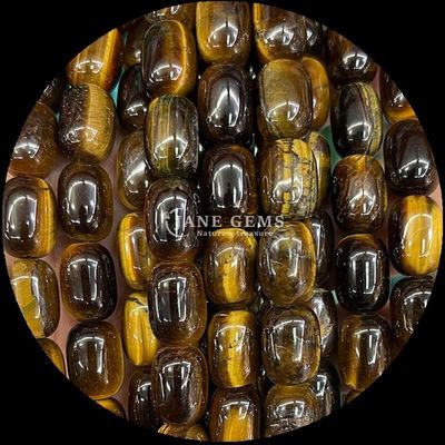 Rosa Quartz Quartz Luminoso Natural Pedra Preta Grelhas Pedra Preta Natural Barril forma de contas para presentes personalizados