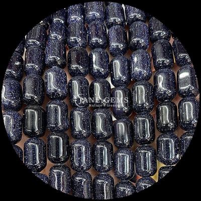Pedras preciosas Howlite Opalite Cristal Natural Pedras preciosas Barril Forma de Pedras soltas Filamentos para fabricação de jóias