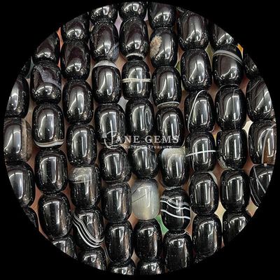 Pedras preciosas Howlite Opalite Cristal Natural Pedras preciosas Barril Forma de Pedras soltas Filamentos para fabricação de jóias