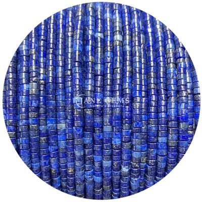 Pedras de lapislázuli natural Sodalite contas de ângulo reto Forma cristalina contas soltas para fabricação de jóias