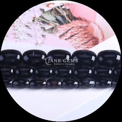 Pedras preciosas Carnelia Ágata verde cristal natural Pedra preciosa Barril Forma de grãos soltos de pérolas para fabricação de jóias