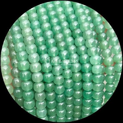 Pedras de cristal natural Pedra de gemas de forma de maçã Fios de pérolas soltas para fabricação de jóias
