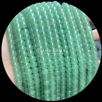 Pedras de cristal natural Pedra de gemas de forma de maçã Fios de pérolas soltas para fabricação de jóias