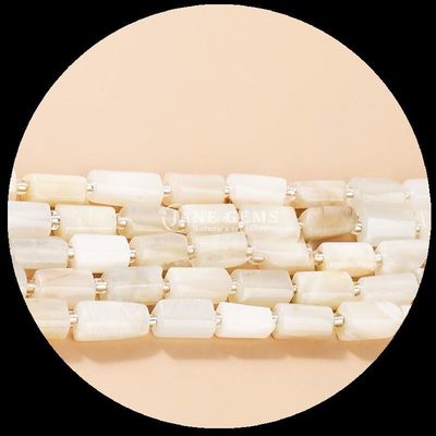 Pedras preciosas Cristal natural Apatita Rodonita Pedra preciosa de facetas de forma cilíndrica Filamentos de contas soltas para fabricação de jóias