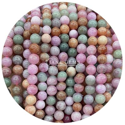 Pedra Natural Arco-íris Rosa Xinjiang Calcedônia Para Joias Fazer Pulseira Fazer A Mão Colar