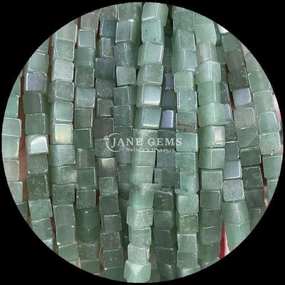 Forma Quadrada Cubo Howlite Lapis Lazuli Filamentos de contas soltas para fabricação de jóias DIY