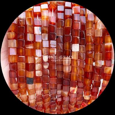 Forma Quadrada Cubo Howlite Lapis Lazuli Filamentos de contas soltas para fabricação de jóias DIY