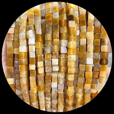 Forma Quadrada Cubo Howlite Lapis Lazuli Filamentos de contas soltas para fabricação de jóias DIY