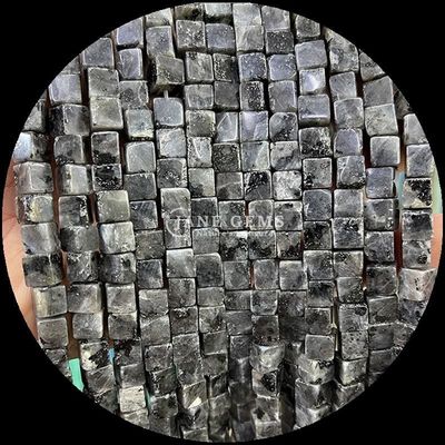 Forma Quadrada Cubo Howlite Lapis Lazuli Filamentos de contas soltas para fabricação de jóias DIY