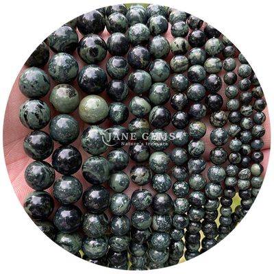 Brinquedos de cristal feitos à mão Artesanato de bricolage contas de jaspe vermelho redondo para pulseiras colares