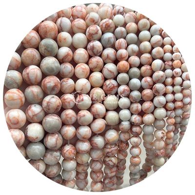 Pedras preciosas de Rhodochrosite natural com listras pretas para jóias
