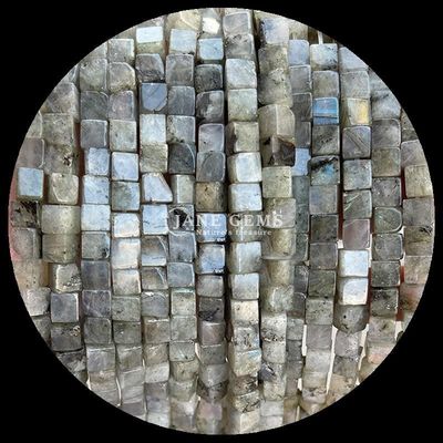 Brinquedos DIY e Cristais de Cura Labradorite Natural Blue Dot Loose Bead Strands em diferentes tamanhos