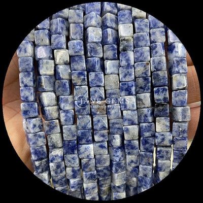 Brinquedos DIY e Cristais de Cura Labradorite Natural Blue Dot Loose Bead Strands em diferentes tamanhos