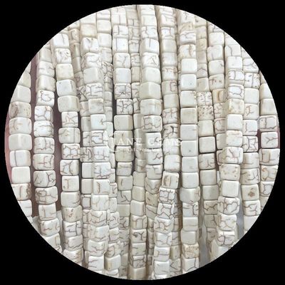Forma Quadrada Cubo Pedra de Pedra Précia Natural Bolas Vermelhas Turquesa Negra Ágata Filamentos de Bolas Soltas Para Jóias DIY