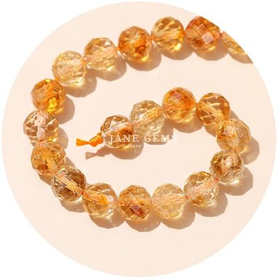 Pedra preciosa natural facetada Pedra preciosa natural autêntica Cortar grânulos soltos para fabricação de jóias