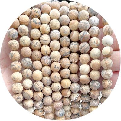 Perlas de forma redonda polidas Decoração DIY Produtos semiacabados Pedras polidas Perlas