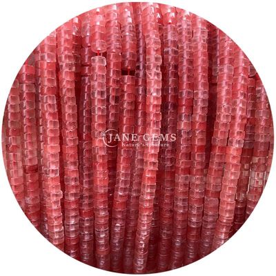 Bolas de cristal de ângulo reto forma Dalmácia Jaspe Bolas soltas para fazer artesanato