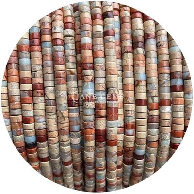 Bolas de cristal de ângulo reto forma Dalmácia Jaspe Bolas soltas para fazer artesanato