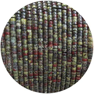 Bolas de cristal de ângulo reto forma Dalmácia Jaspe Bolas soltas para fazer artesanato