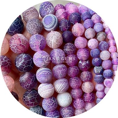 Diferentes Ágata desbotada Perlas de Cristal Pedra para a fabricação de pulseiras de cristal artesanais