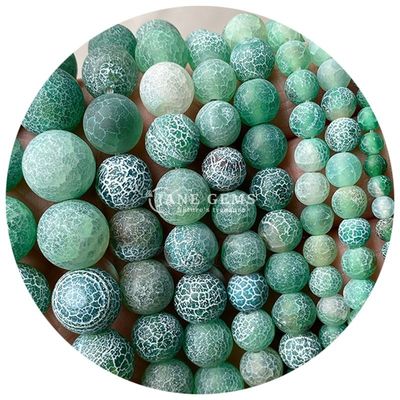 Agate verde agate misturado para acessórios de jóias