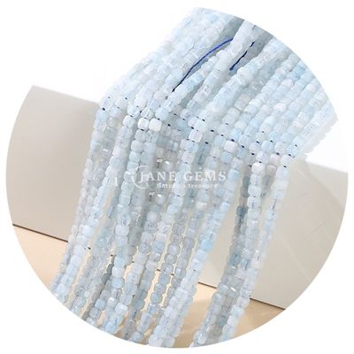 Perlas de cristal de gemas personalizadas Perlas soltas para artesanato e fabricação de jóias